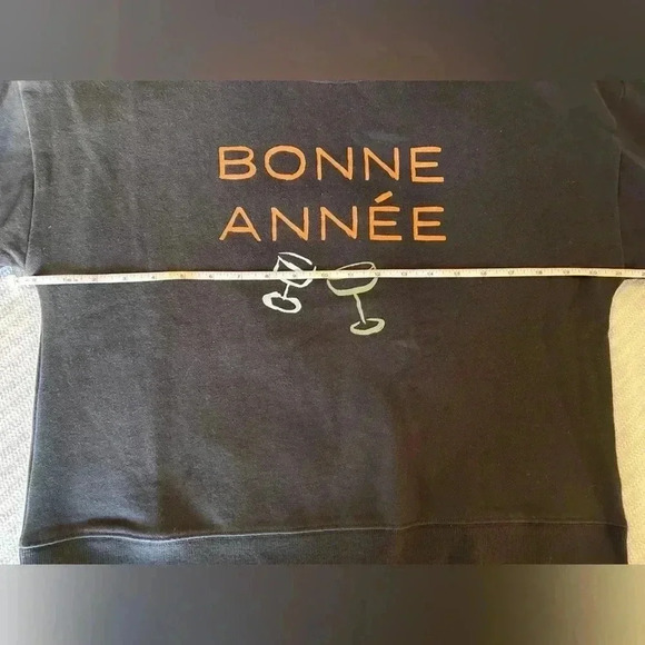 Phthalo Ruth for Maeve by Anthropologie Happy New Year Crewneck Sweatshirt XS - Picture 7 of 7